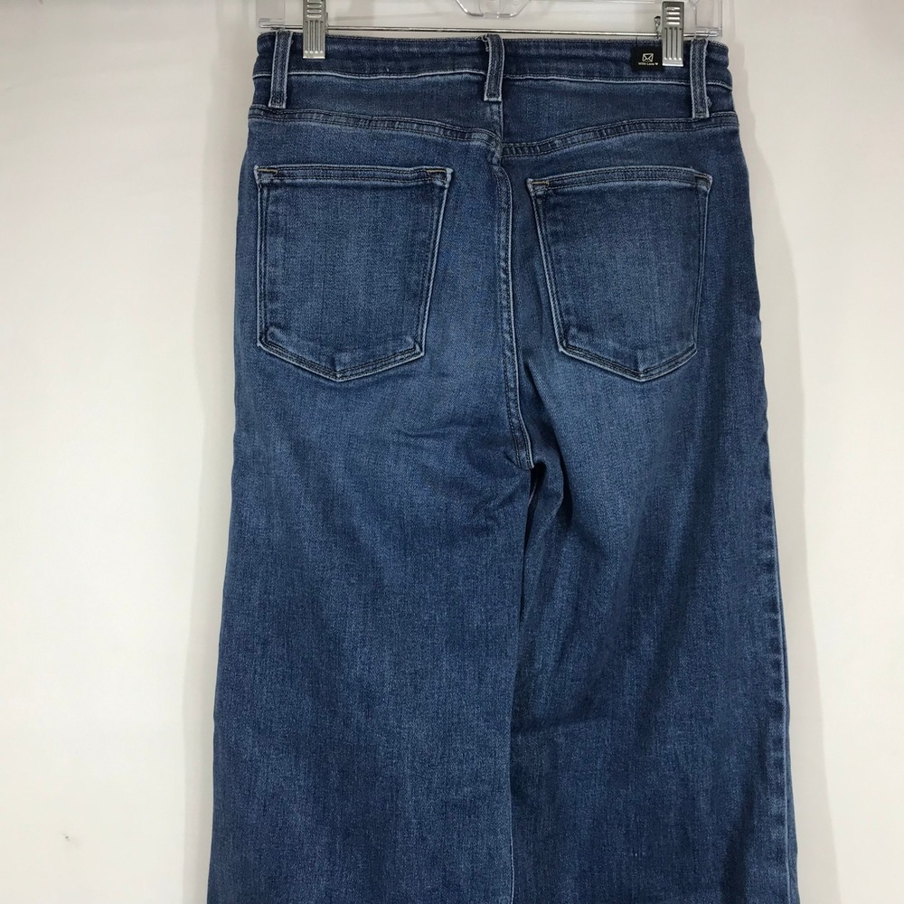 LTJ Letter to Juliet High Rise Wide Leg Jeans Blue Denim Size 27 Made in USA - Picture 5 of 10